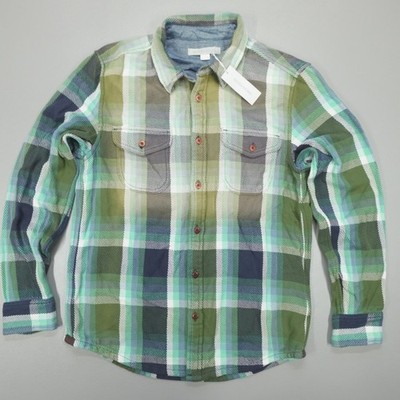 Outerknown Blanket Shirt Plaid Button Up Mens Size S Organic Cotton 1310023W JHP