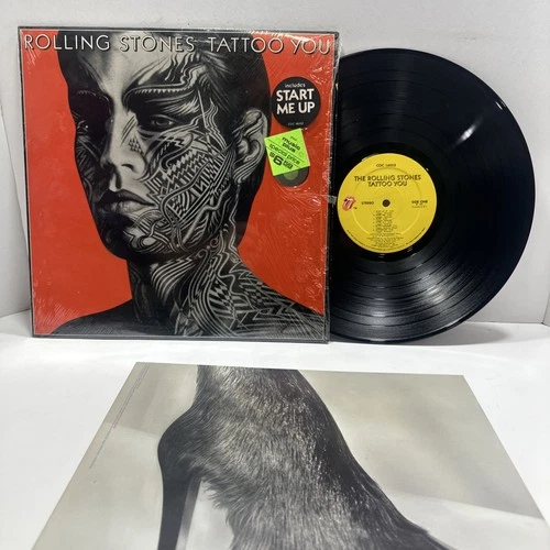 The Rolling Stones -Tattoo You  LP Vinyl 1981  Masterdisk RL “SHRINK” EX / NM