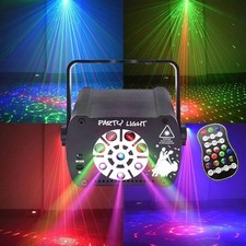 8 Hole Laser Projector Stage Light LED RGB DJ Disco KTV Show Xmas Party Lighting