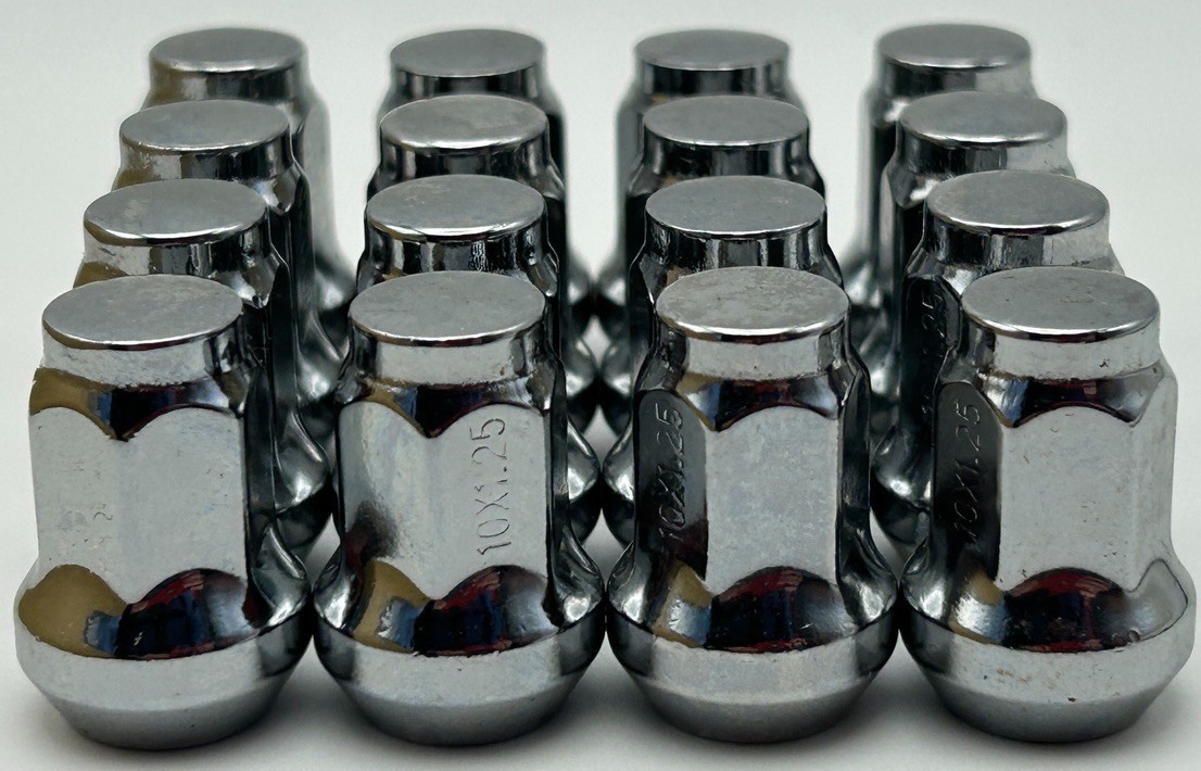 カリンNo.16 No.T7 16 Bulge Lug Nuts 1985–1988 Kawasaki BAYOU KLF185 KLF 185 Wheel