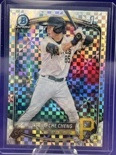 2025 Bowman Chrome 1st Prospect Tsung Che Cheng X-fractor Refractor #BCP-95
