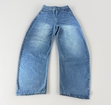 Y2K Baggy Wide Leg Jeans Men  s S W29 Blue Denim Loose Fit Skater 90s Streetwear