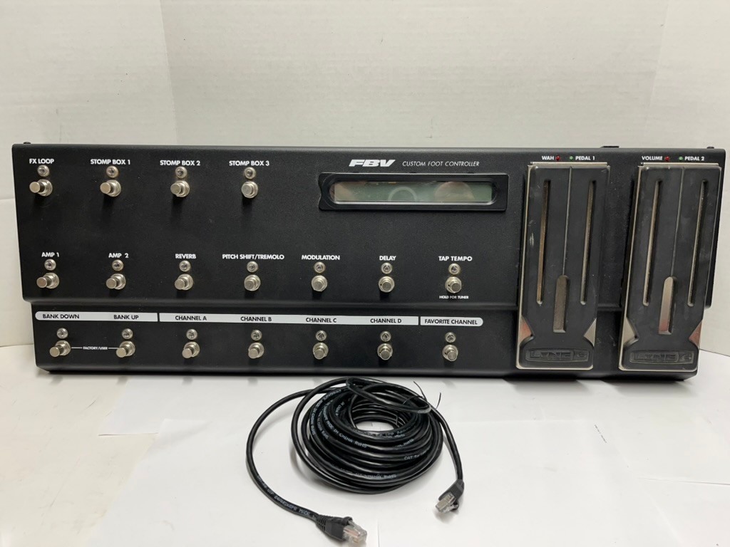 Line 6 FBV FBX LONG BOARD PEDAL FOOT SWITCH CONTROLLER POD XT