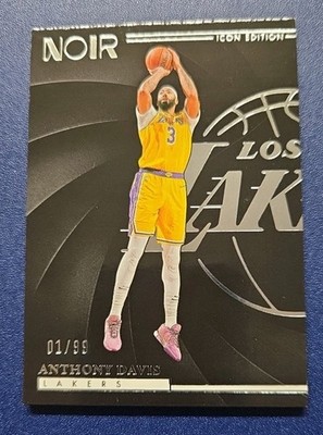 2023-24 Panini Noir Icon Edition 1/99 Anthony Davis #103