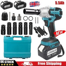 1/2" Cordless Electric Impact Wrench Drill Gun Ratchet Driver for Makita Battery
