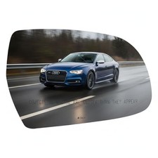 5435 Convex Passenger Side Replacement Mirror Glass Compatible with Audi A3,