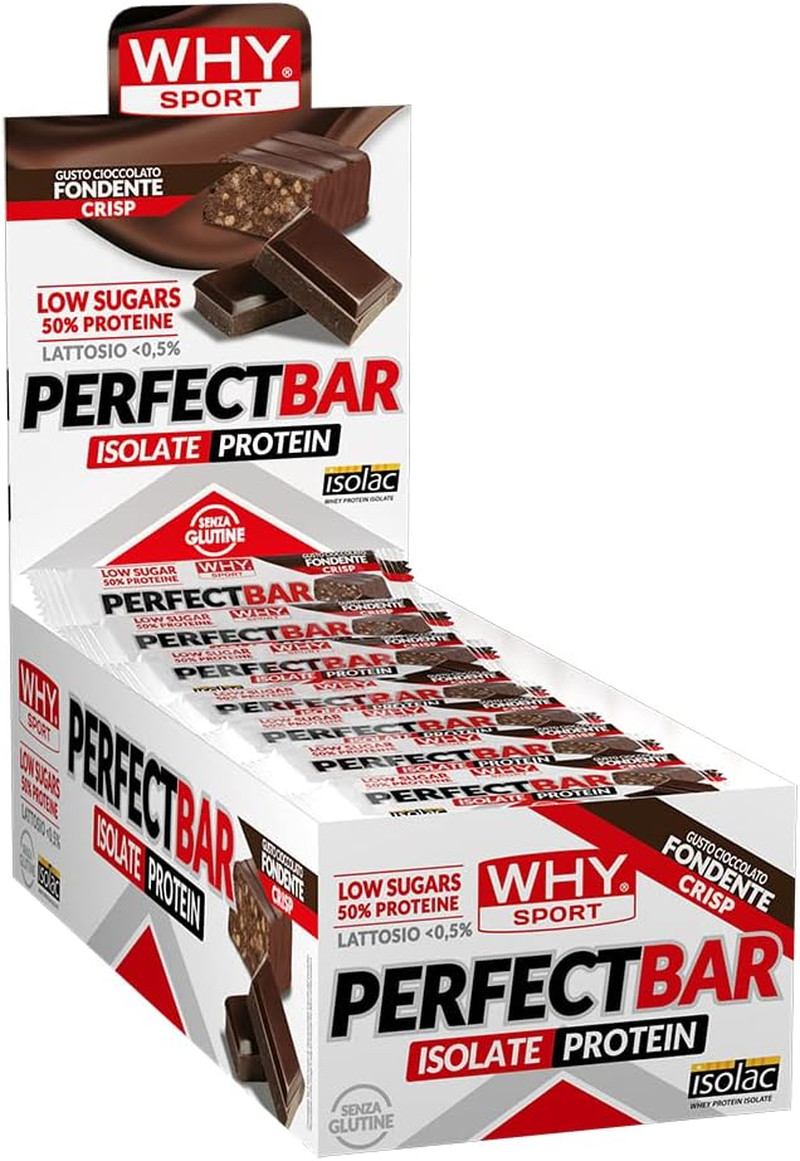 WHY Sport Perfect Bar Cioccolato 28pz - Barretta 50% Proteine Isolate