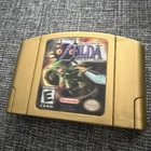 Zelda Majora's Mask N64 Holographic Gold Nintendo 64 Tested Cleaned Authentic