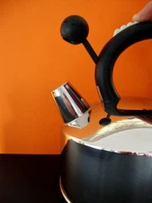 WMF Wasserkessel Wasserkocher Cromargan 18/10 Memphis design 80s Bouilloire inox