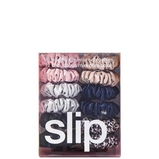 MSRP 51   Silk Pure Silk Minnie Scrunchies Set of 12   NIB