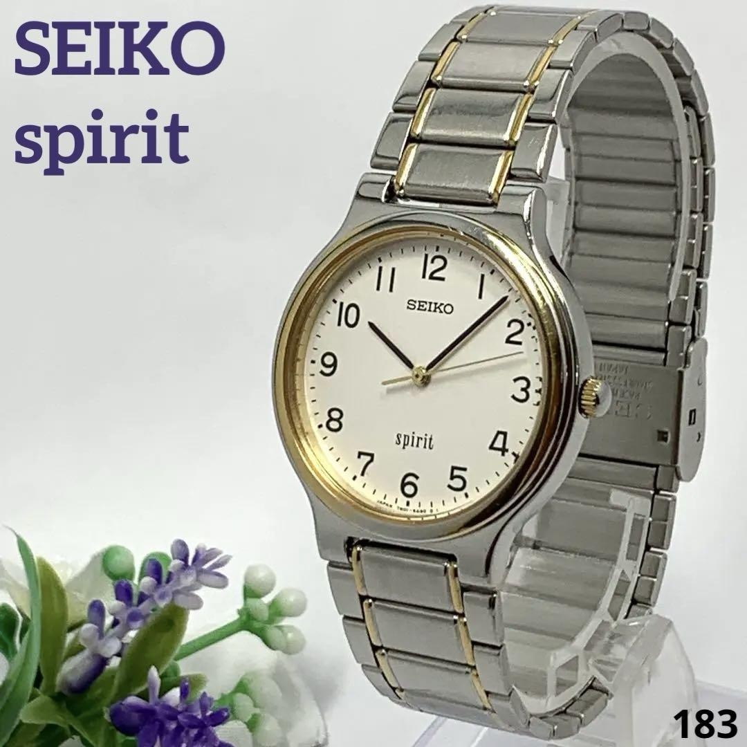 SEIKO Spirit Men's Watch with Battery Replacement 183 Combi