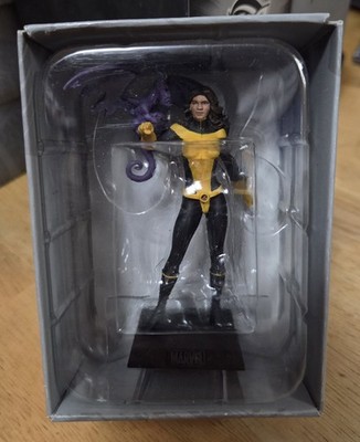 Eaglemoss 2007 Marvel Kate Pryde Shadowcat w/ Lockheed Figurine Used/Open Box
