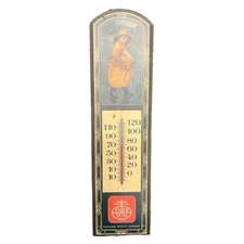 National Biscuit Company Inter Seal Trade Mark Wood Thermometer
