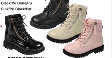 Girls Black, Pink Boots Girls Winter Fall Boot Shoes black, pink sizes 9-4