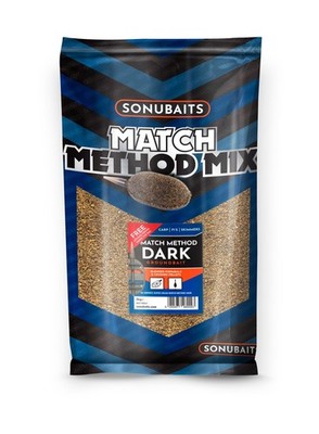 2kg SONUBAITS Match Method Mix Dark Fischfutter Angelfutter Karpfen F1 Brassen