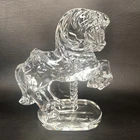 Vtg Waterford Society Crystal Carousel Horse 1997 Legends & Lore Collection MINT