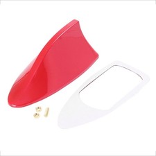 1x Roof Shark Fin Antenna Aerial Radio Signal Decorative Red Universal Fors