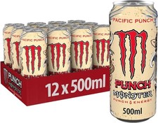 Monster Energy - Pacific Punch 500ml x 12 Pack - Free Delivery