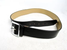 1611 Dutyman 1.75"  Black Leather Pant Belt, Police, Security - Size 36 - USED