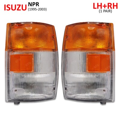 Corner Lights Turn Signal Lamp Amber L+R Fits Isuzu Elf NPR NQR