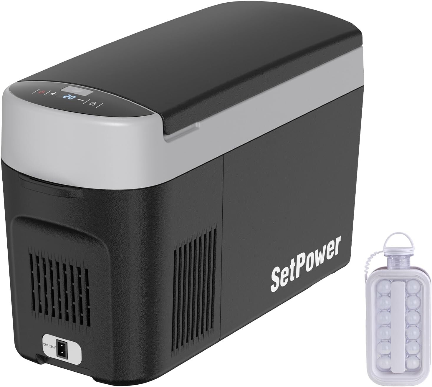 Setpower AB16 12v Refrigerator  16 Quart  Electric Cooler for Vehicles  Camping