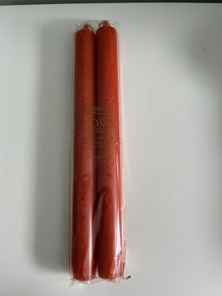 Velas Cónicas Caspari en Especias - 10 pulgadas - 2pk, SIN PERFUME, NUEVAS Foto 4 de 4