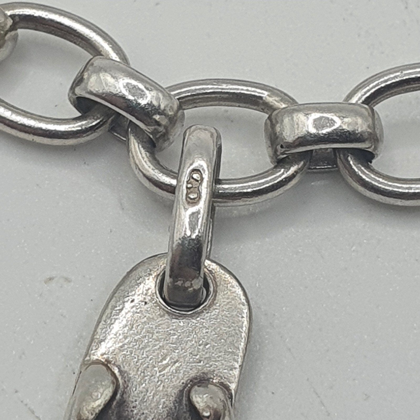 Photo 2 of Links Of London Classic T BAR Charm Bracelet With 2 Charms 19.5cm (Bdlot) B126