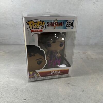 Funko Pop Heroes Shazam Darla 264 Faithe Herman Autograph BAM Certified