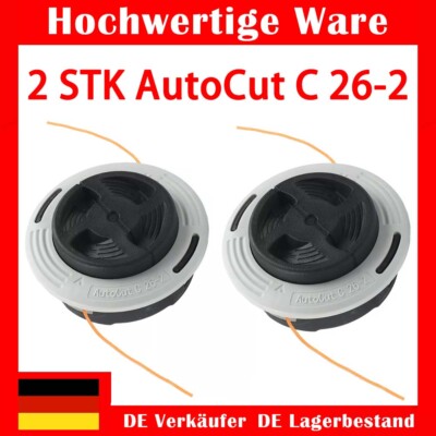 2STK Für Stihl Auto cut C 26-2 ersetzt AutoCut C25-2 Mähkopf Fadenkopf FS55 FS56