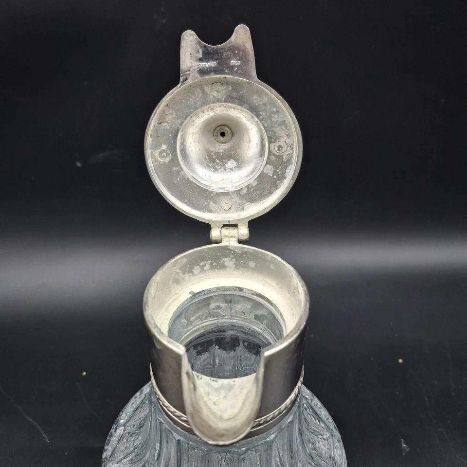 复古 LEONARD 水晶银盘 CLARET,水罐,意大利,10.5 — 第 2/4 张图片