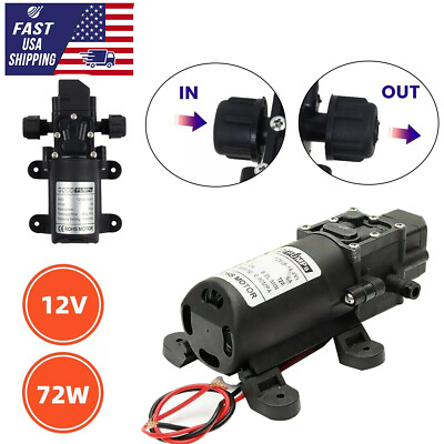 #ad #ad Water Pump 12V High Pressure Self Priming Sprayer 130PSI Diaphragm Auto Switch $14.98