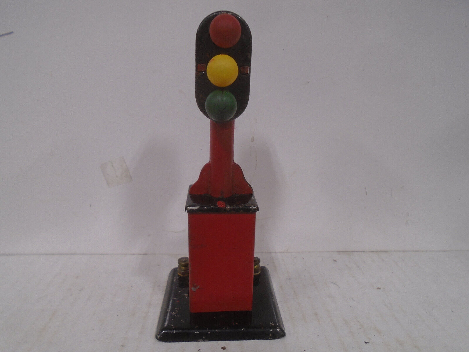 VINTAGE MARX ALL METAL #404 0 SCALE 3 LIGHT BLOCK SIGNAL TESTED WORKS WELL