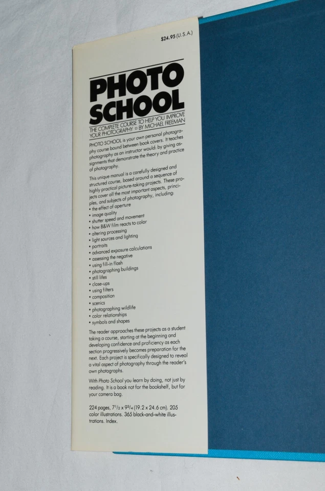 Michael Freeman - Photo School 1982 Hardback Book Film Camera - Image 4 of 4