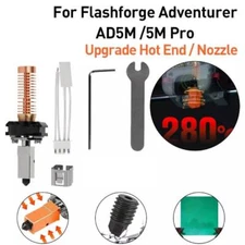 Upgrade Hotend Kit 0.4mm Nozzle For Flashforge Adventurer AD5M/5M Pro 3D Printer
