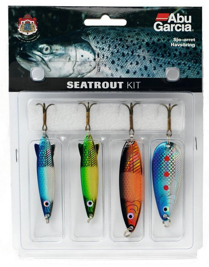 Abu Garcia Seatrout Kit 4 Casting Spoon Lures Sea Trout Fishing 1115256