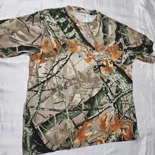 Y2K Camo Shirt Men XL Fusion 3D Camouflage Outfitters Ridge Deer Hunting Duck