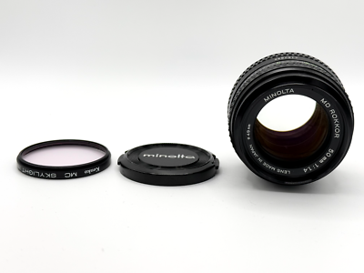 AS IS]Minolta MD Rokkor 50mm F1.4 MF Standard Lens MD Mount From