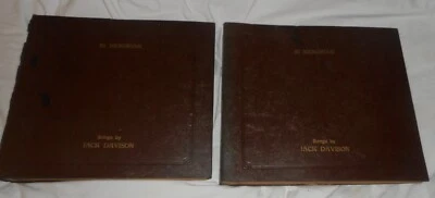 1-Lot of (19) 78 rpm 10" Vinyl Records shellac One Sided Record only 1920 binder - Photo 1/4