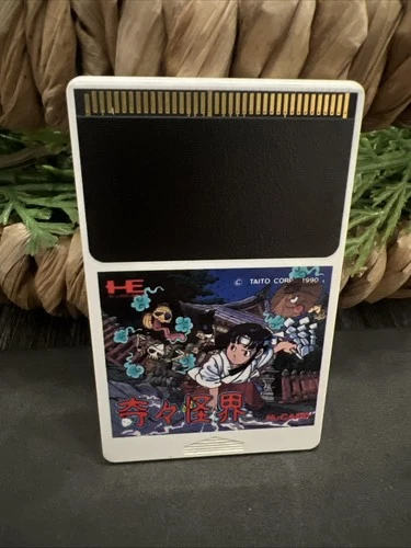 PC Engine KIKI KAIKAI Hu Card Only 2894 pe