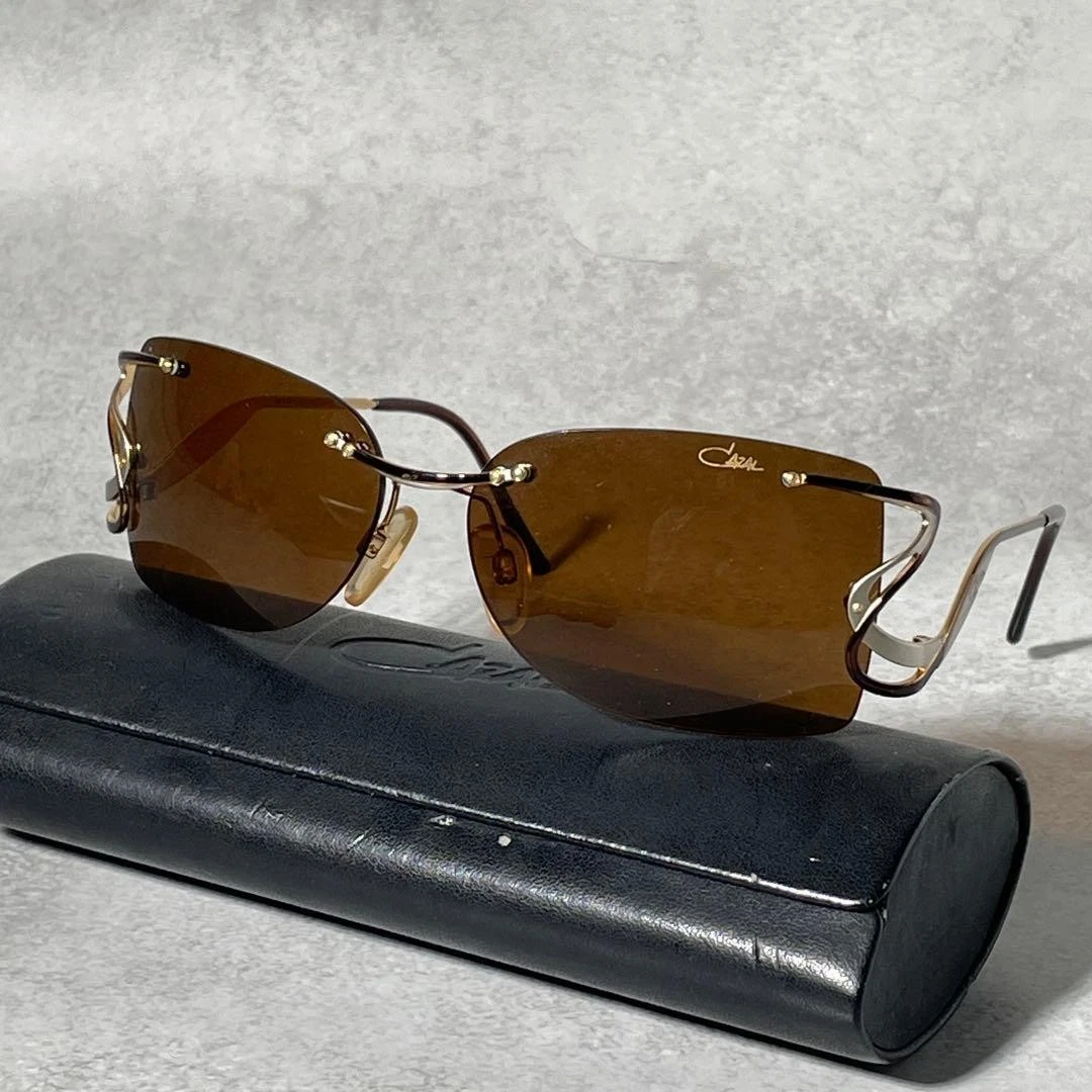 希少✨90's CAZAL Rimless Sunglasses Vintage CAZAL Rimless Sunglasses for Women for sale | eBay