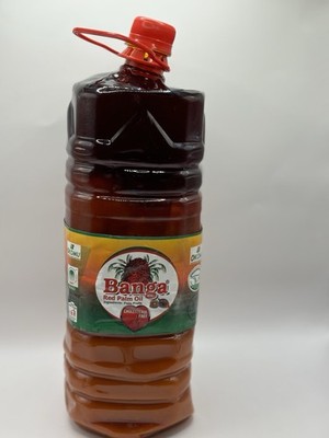 Banga African Red Palm Oil for Cooking - Okomu Oil Nigeria - 4 Liters
