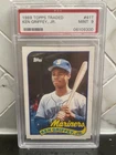 1989 Topps Traded Ken Griffey Jr. Rookie Card #41T PSA 9 Mint