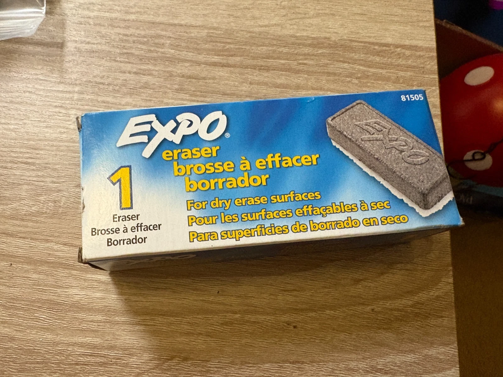 Expo dry erase eraser