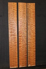 Pomelle figured sapele guitar fingerboard blank. Sold individually.