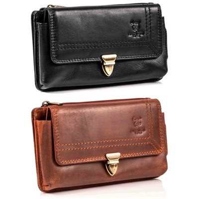 MATADOR BRISBANE Echt Leder Luxus Universal Handytasche Gürteltasche 6.9 Zoll