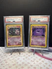 Pokémon Dark Gengar Neo Destiny 1st Ed PSA 6 / Sabrina’s Gengar PSA 8 Combo!