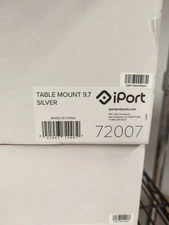 iPort 72007 Table Mount for iPad 1,2 / Pro 9.7 5th/6th Gen Silver With Box