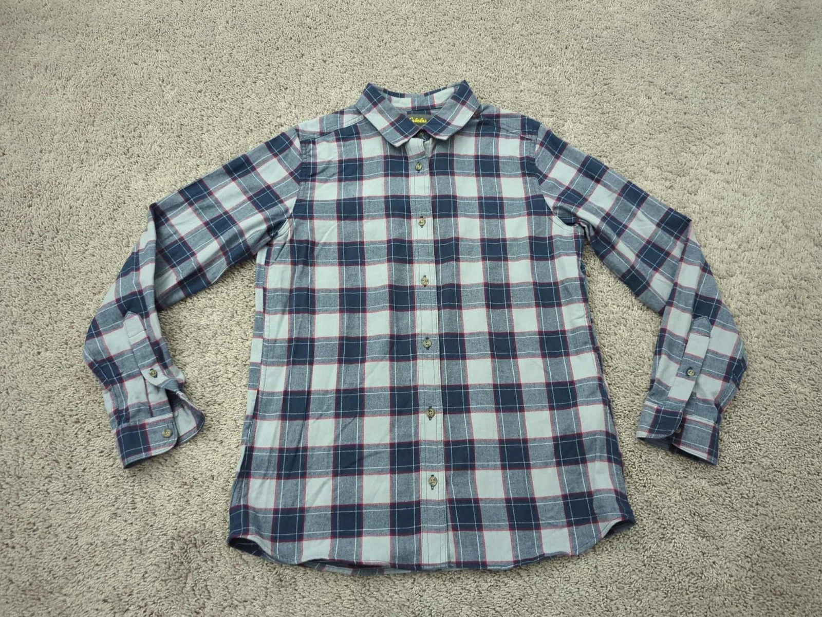 Cabela's Button Up Shirt Mens M Blue Plaid Long Sleeve Flannel Classic Outdoor
Opens in a new window