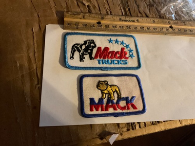 #ad #ad Mack Trucks Sew On Patch Lot Of 2 $5.63