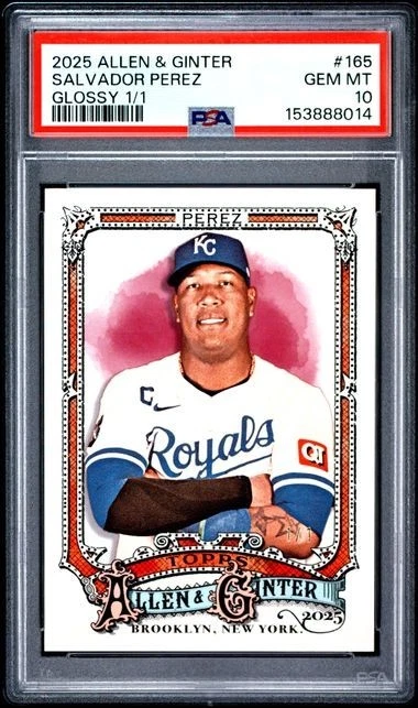 topps サルバドール・ペレス 直筆サイン 祝本塁打王！ 99枚限定 Auto